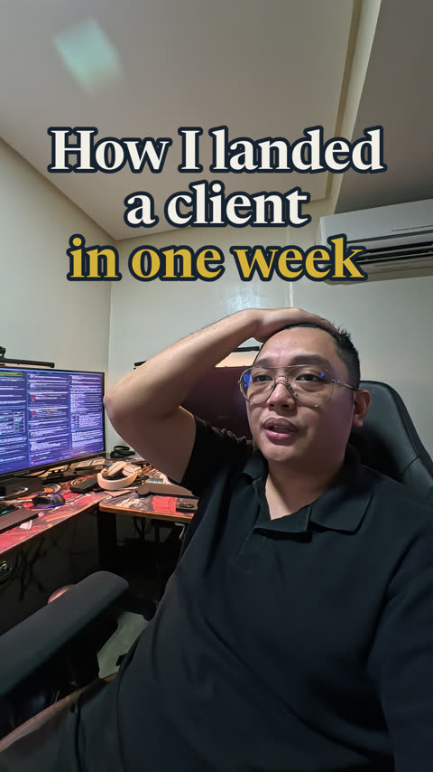 Cover: How I landed a client in one week