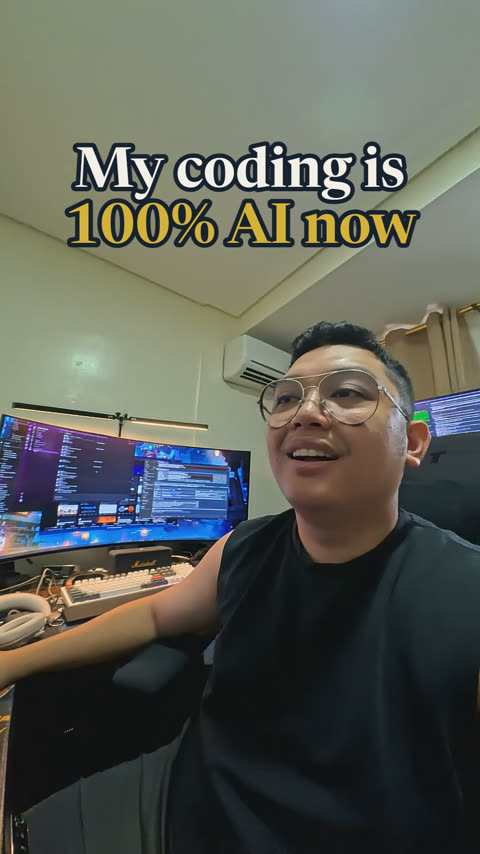 Cover: My coding is 100% AI now
