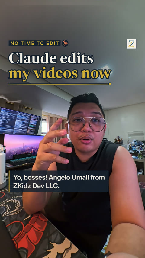 Cover: Claude edits my videos now
